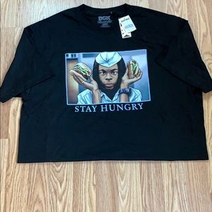Men’s DGK “Stay Hungry” T Shirt Tee NWT Sz Lg